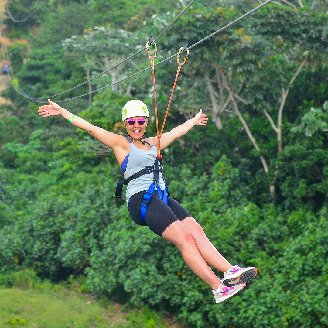 zipline in Punta Cana